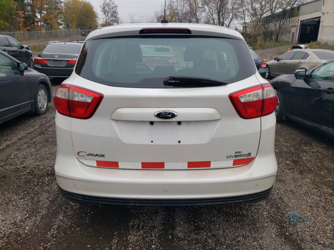 2013 Ford C-max Se Белый vin: 1FADP5AU1DL540138