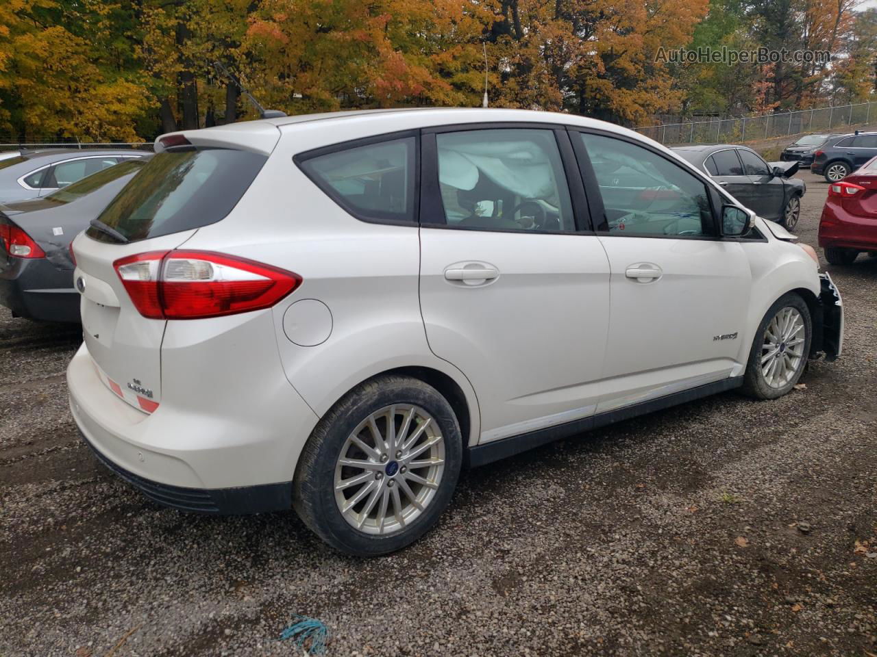 2013 Ford C-max Se White vin: 1FADP5AU1DL540138