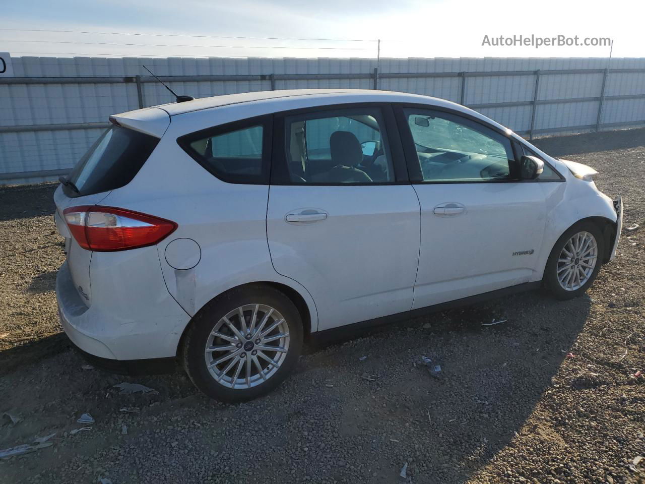 2013 Ford C-max Se White vin: 1FADP5AU1DL548708