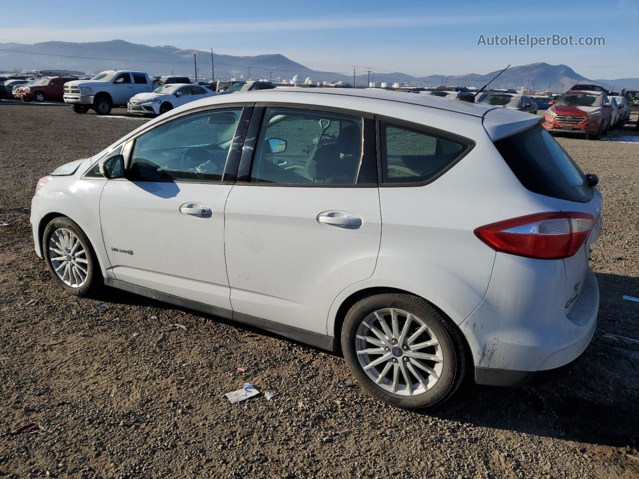 2013 Ford C-max Se White vin: 1FADP5AU1DL548708