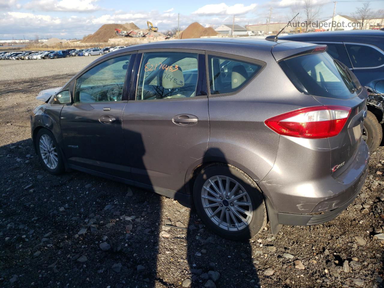 2014 Ford C-max Se Gray vin: 1FADP5AU1EL505438