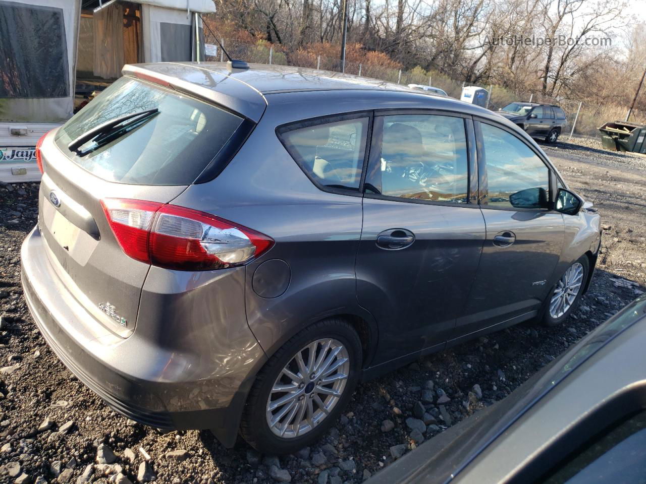 2014 Ford C-max Se Gray vin: 1FADP5AU1EL505438