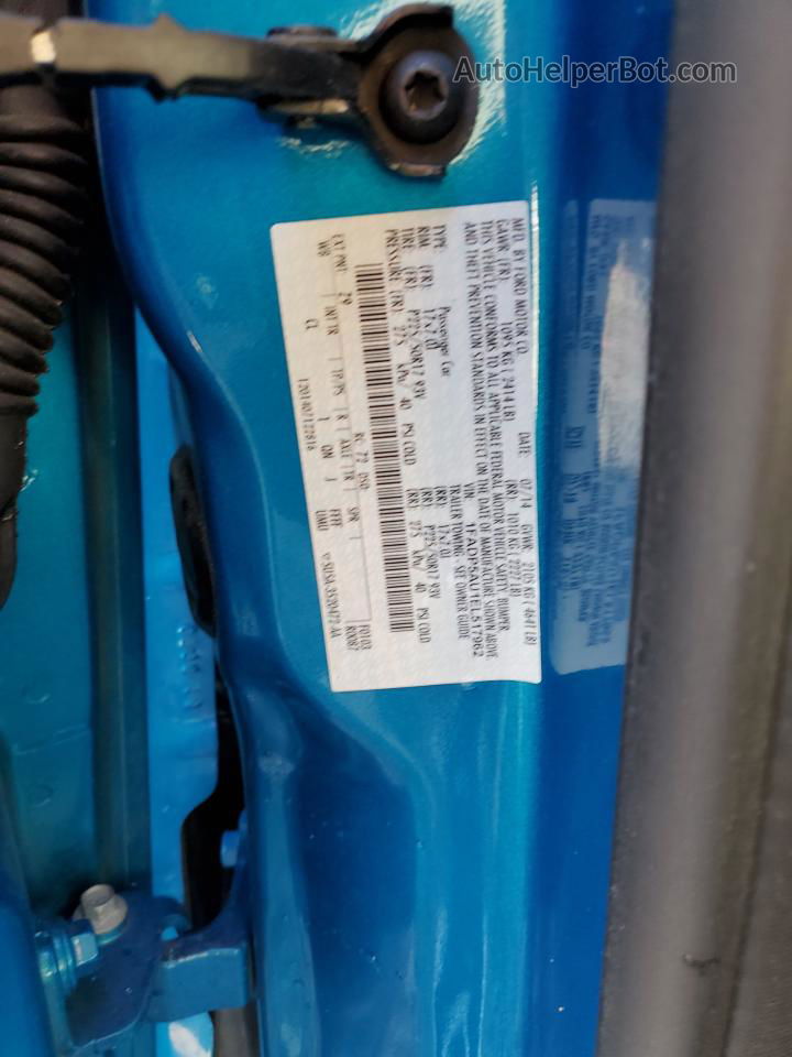 2014 Ford C-max Se Blue vin: 1FADP5AU1EL517962