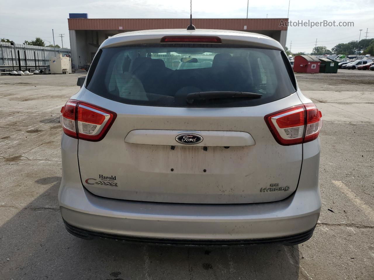 2017 Ford C-max Se Silver vin: 1FADP5AU1HL117887