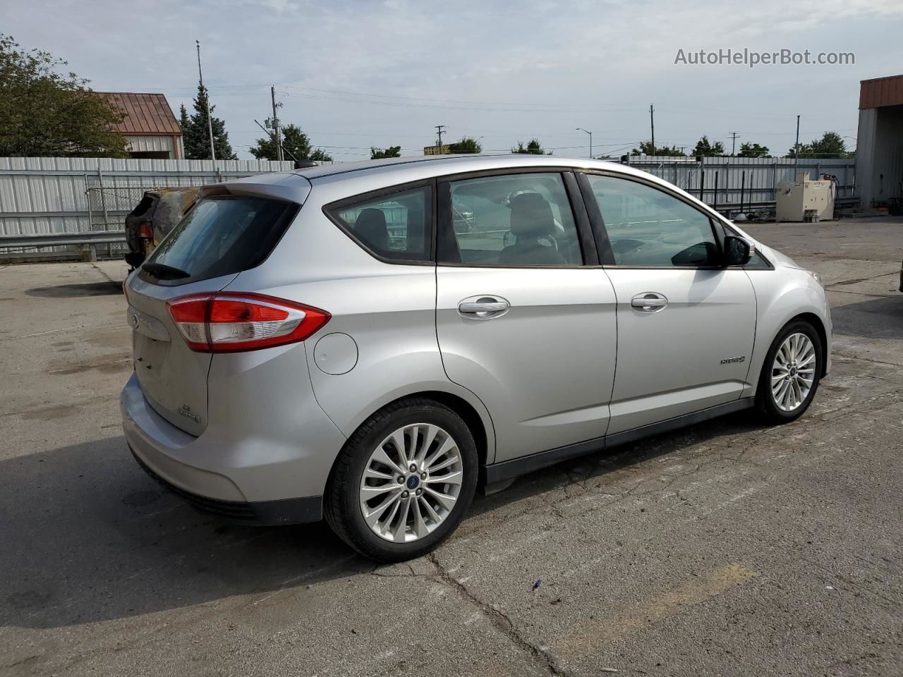 2017 Ford C-max Se Silver vin: 1FADP5AU1HL117887