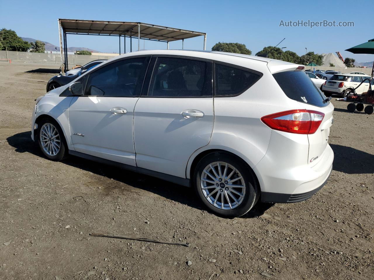 2013 Ford C-max Se White vin: 1FADP5AU2DL501137