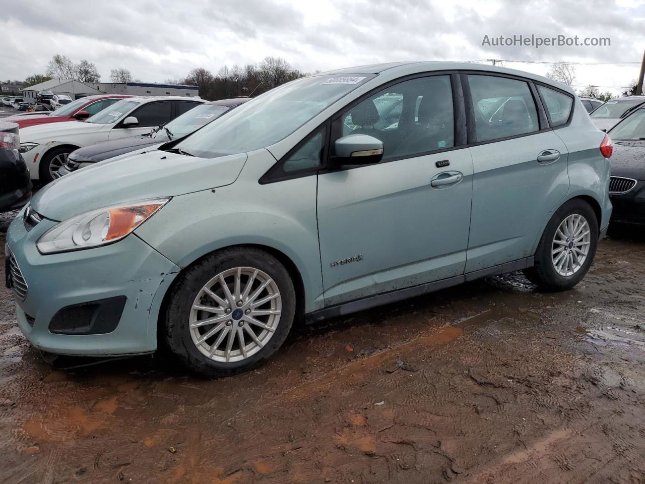 2013 Ford C-max Se Blue vin: 1FADP5AU2DL512509