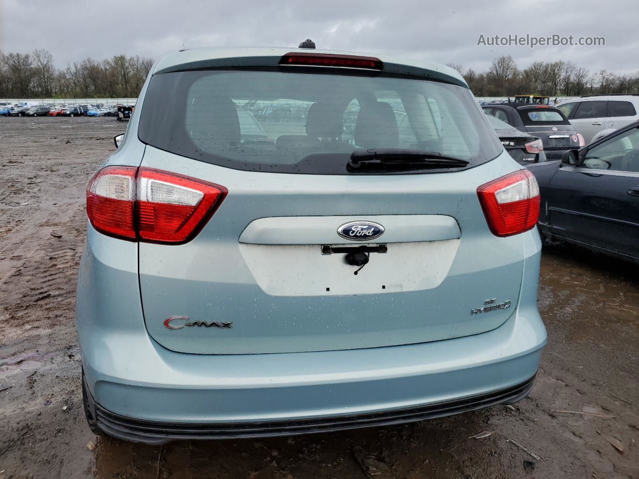 2013 Ford C-max Se Blue vin: 1FADP5AU2DL512509