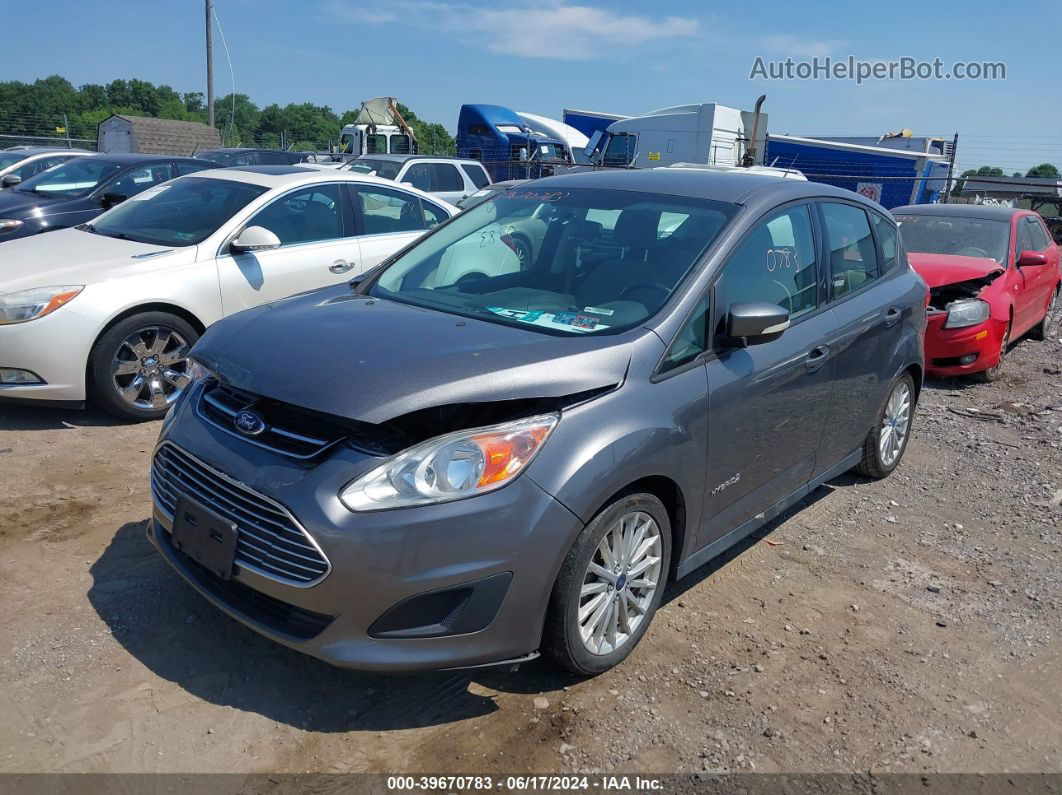 2013 Ford C-max Hybrid Se Gray vin: 1FADP5AU2DL517080