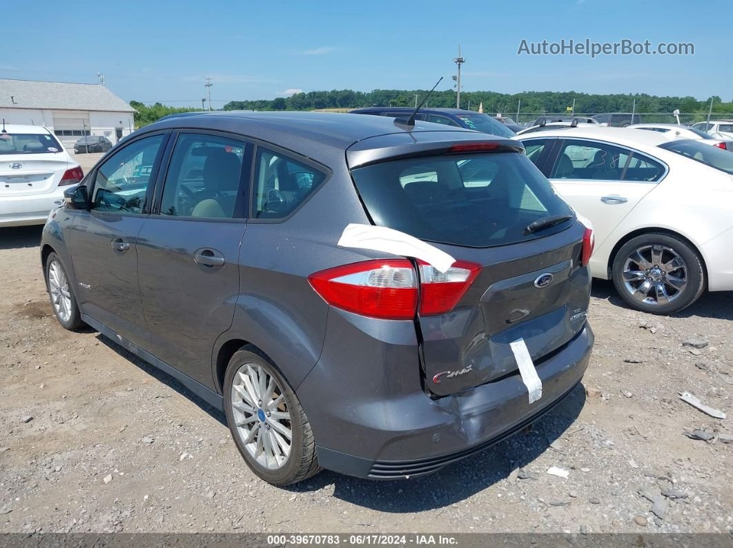 2013 Ford C-max Hybrid Se Gray vin: 1FADP5AU2DL517080