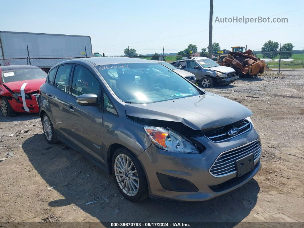 2013 Ford C-max Hybrid Se Gray vin: 1FADP5AU2DL517080