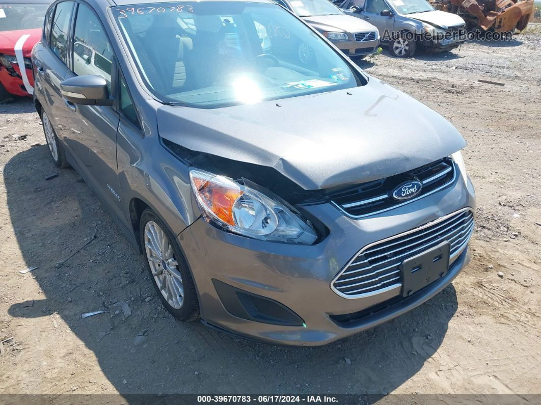 2013 Ford C-max Hybrid Se Gray vin: 1FADP5AU2DL517080