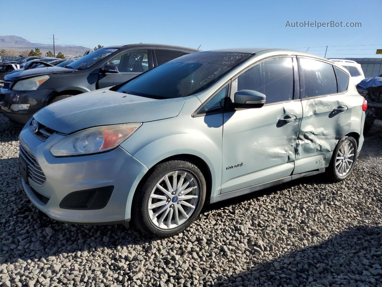 2013 Ford C-max Se Gray vin: 1FADP5AU2DL541606