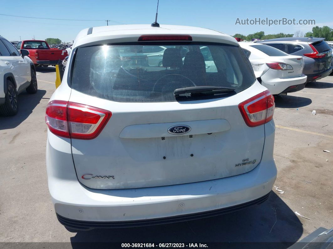 2017 Ford C-max Hybrid Se White vin: 1FADP5AU2HL103786