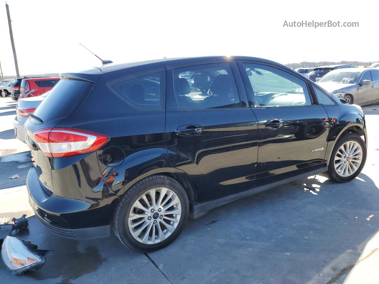 2017 Ford C-max Se Black vin: 1FADP5AU2HL113122