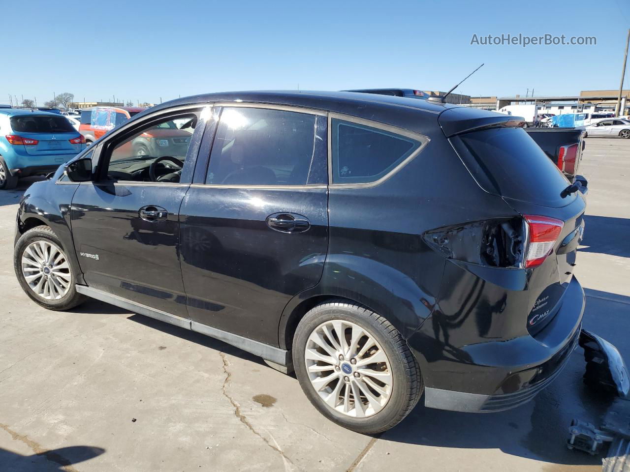 2017 Ford C-max Se Черный vin: 1FADP5AU2HL113122