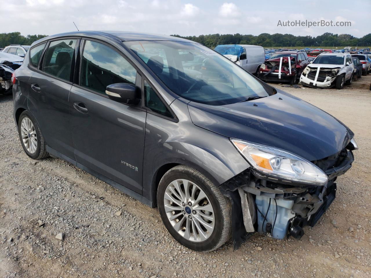 2017 Ford C-max Se Gray vin: 1FADP5AU2HL113573