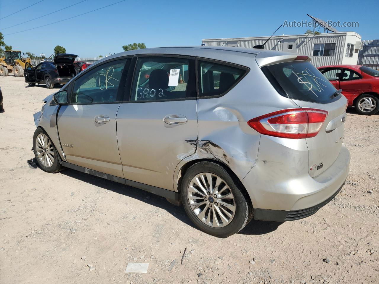 2017 Ford C-max Se Red vin: 1FADP5AU2HL115615