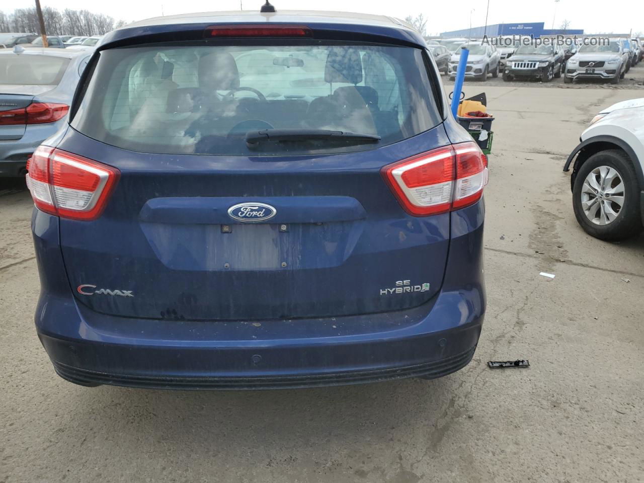 2017 Ford C-max Se Blue vin: 1FADP5AU2HL117901