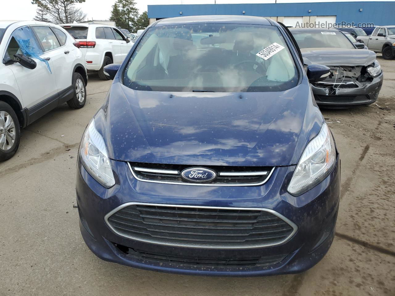 2017 Ford C-max Se Blue vin: 1FADP5AU2HL117901