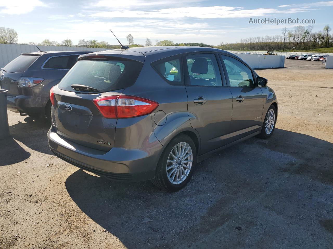 2013 Ford C-max Se Silver vin: 1FADP5AU3DL502703