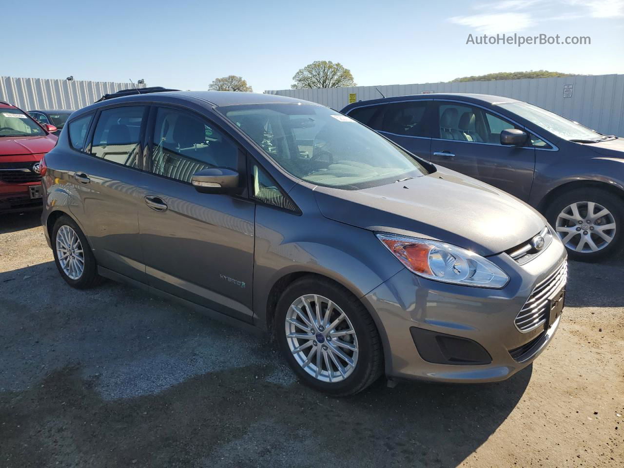 2013 Ford C-max Se Silver vin: 1FADP5AU3DL502703