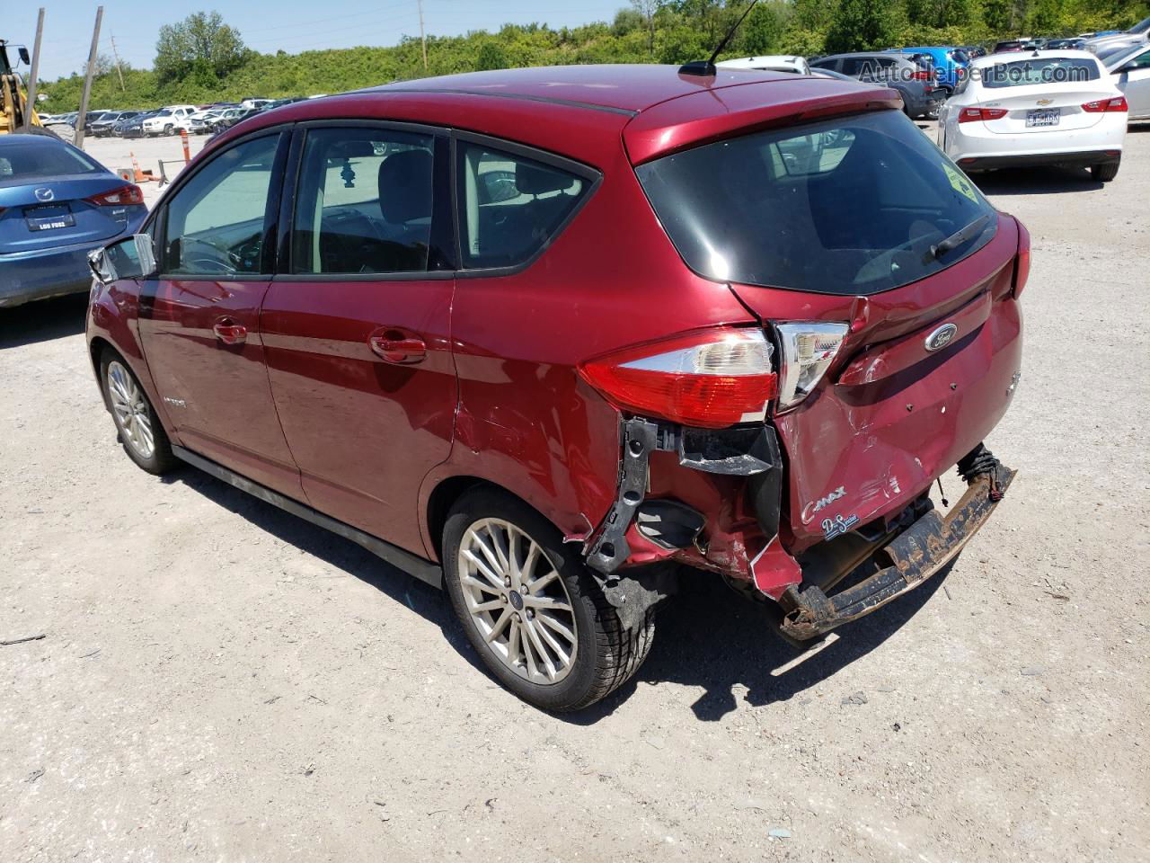 2013 Ford C-max Se Red vin: 1FADP5AU3DL504418