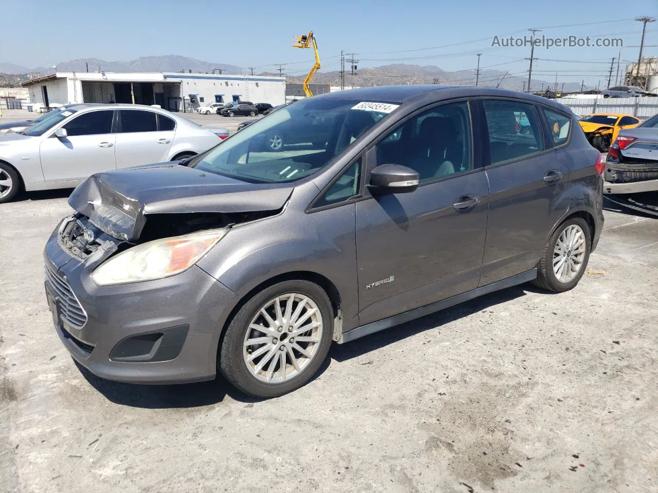 2013 Ford C-max Se Gray vin: 1FADP5AU3DL504550