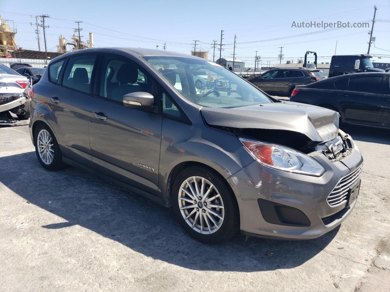 2013 Ford C-max Se Gray vin: 1FADP5AU3DL504550