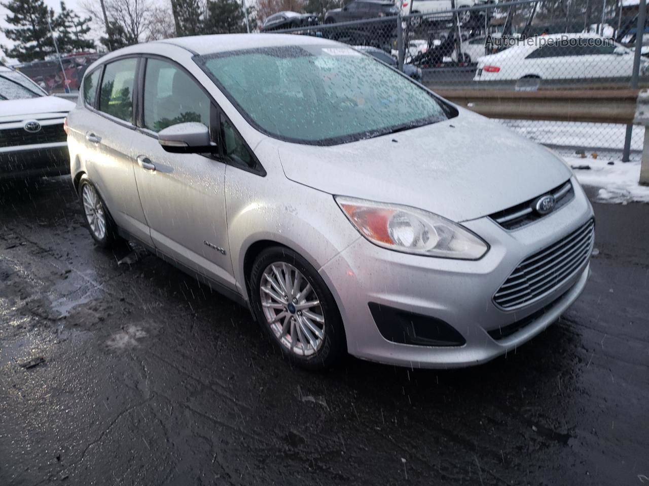 2013 Ford C-max Se Silver vin: 1FADP5AU3DL518061