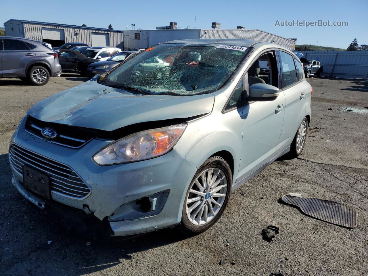 2013 Ford C-max Se Green vin: 1FADP5AU3DL521574