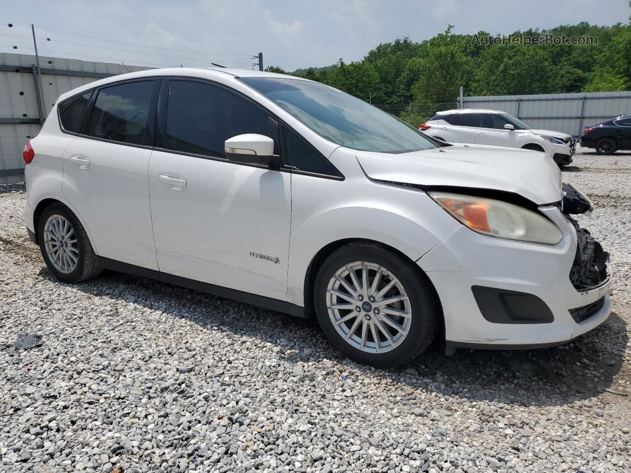 2013 Ford C-max Se Белый vin: 1FADP5AU3DL525334