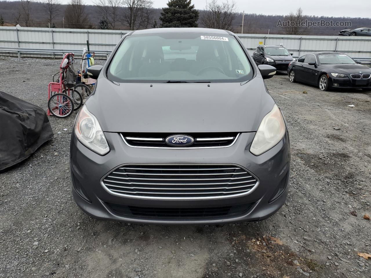 2013 Ford C-max Se Gray vin: 1FADP5AU3DL552632