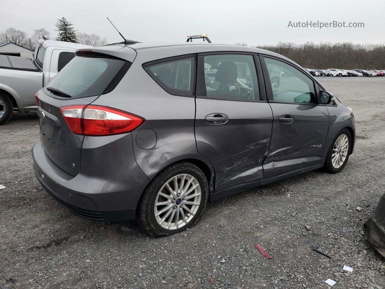 2013 Ford C-max Se Gray vin: 1FADP5AU3DL552632