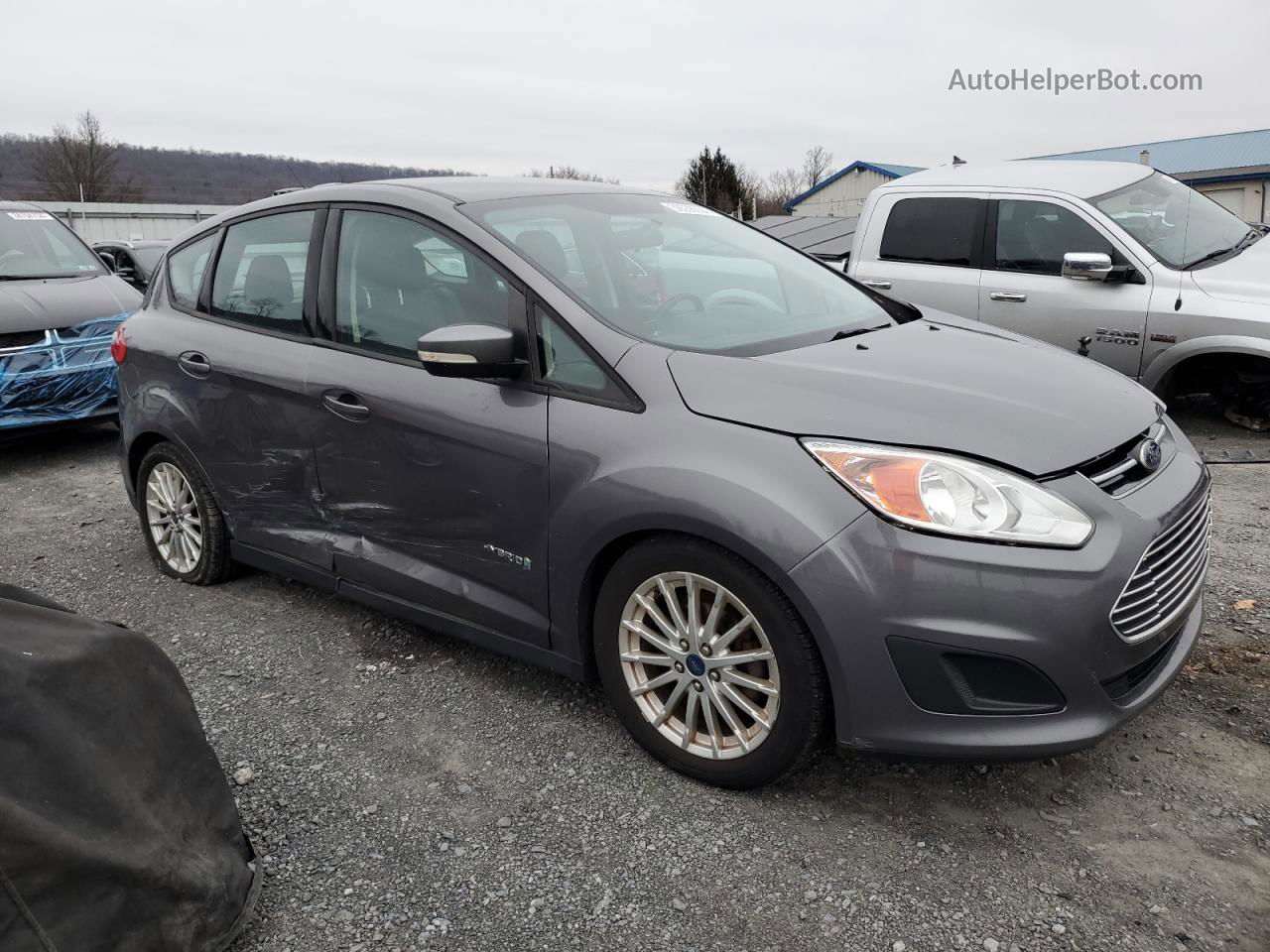 2013 Ford C-max Se Gray vin: 1FADP5AU3DL552632