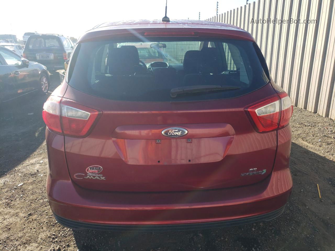 2014 Ford C-max Se Red vin: 1FADP5AU3EL504890