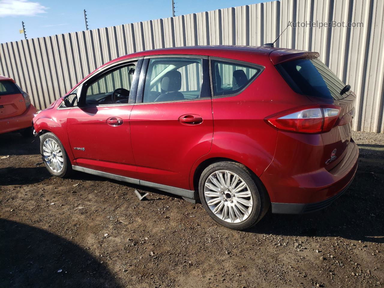 2014 Ford C-max Se Red vin: 1FADP5AU3EL504890