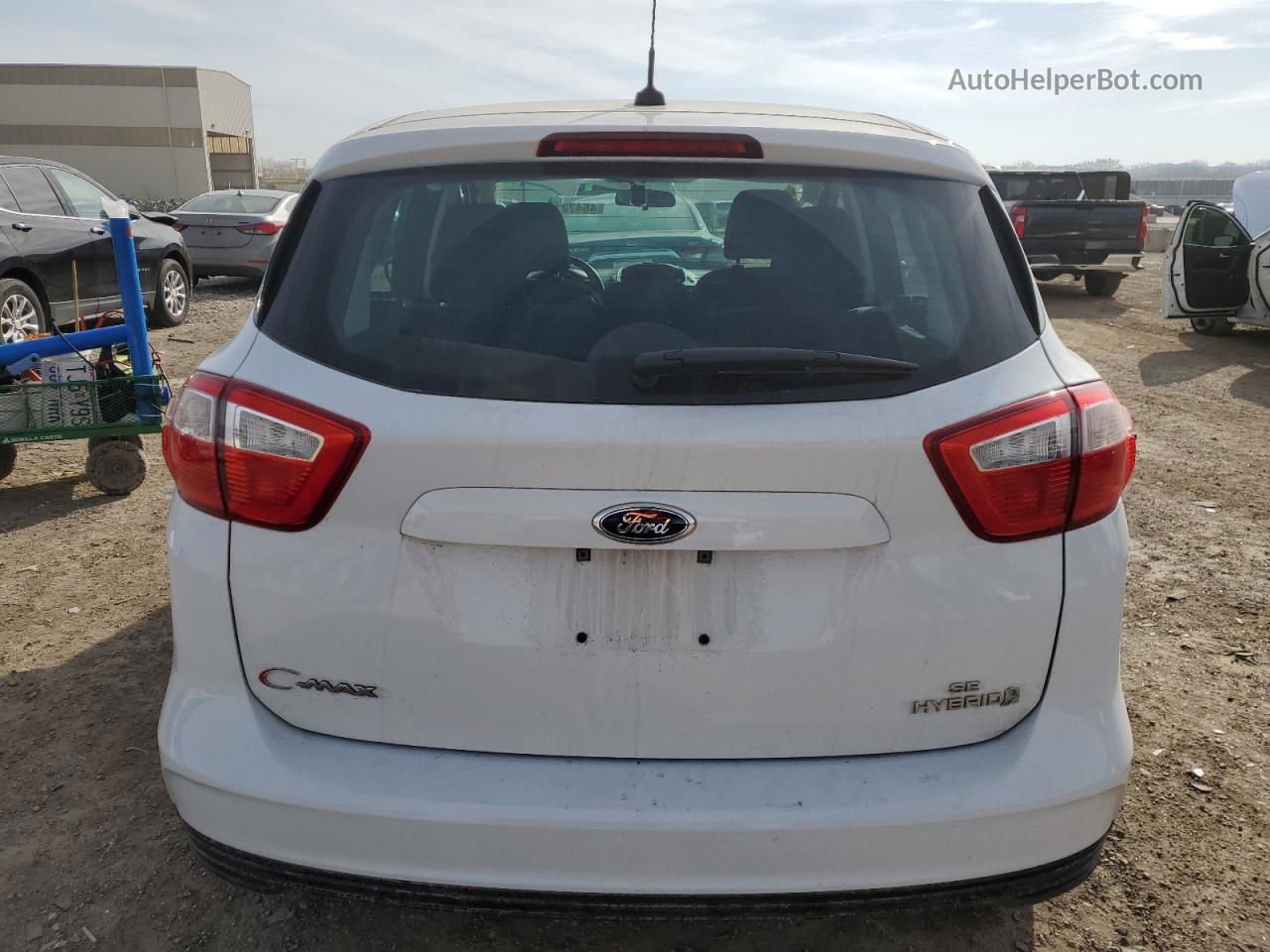 2014 Ford C-max Se Белый vin: 1FADP5AU3EL521558