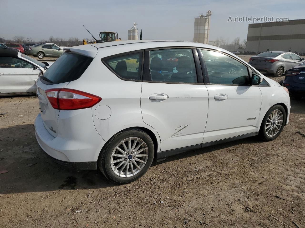 2014 Ford C-max Se Белый vin: 1FADP5AU3EL521558