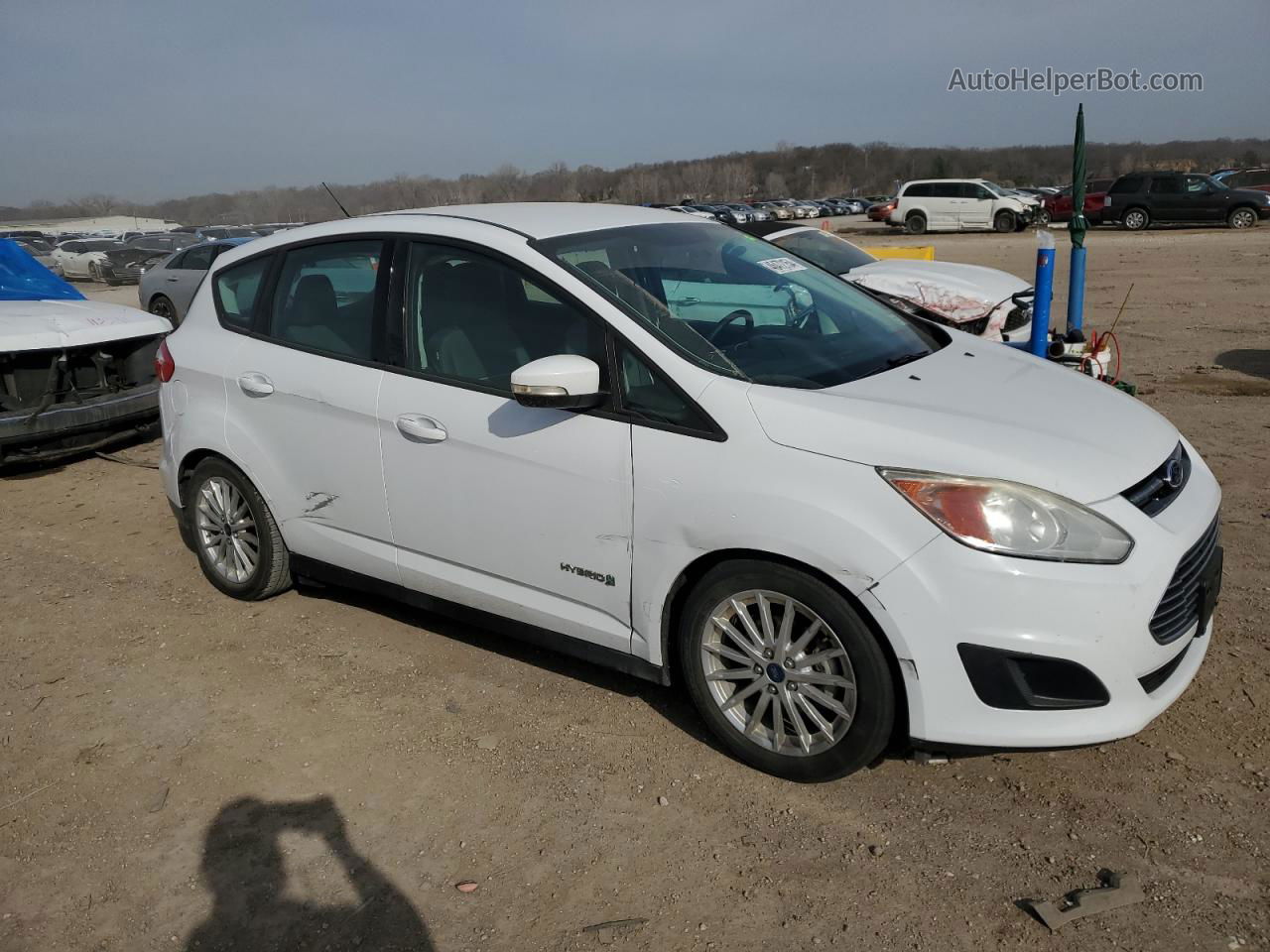 2014 Ford C-max Se Белый vin: 1FADP5AU3EL521558