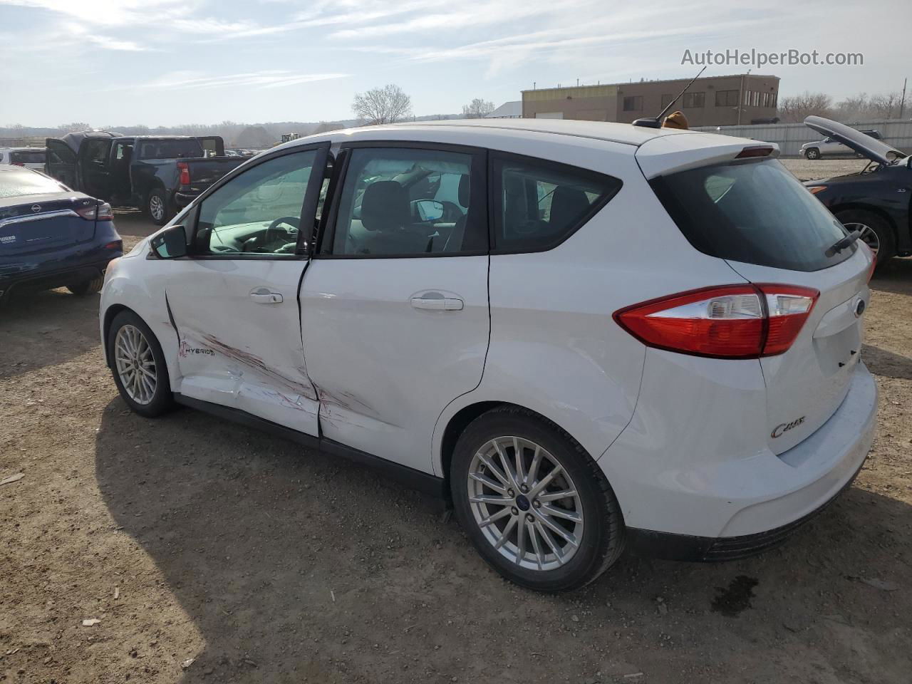 2014 Ford C-max Se Белый vin: 1FADP5AU3EL521558