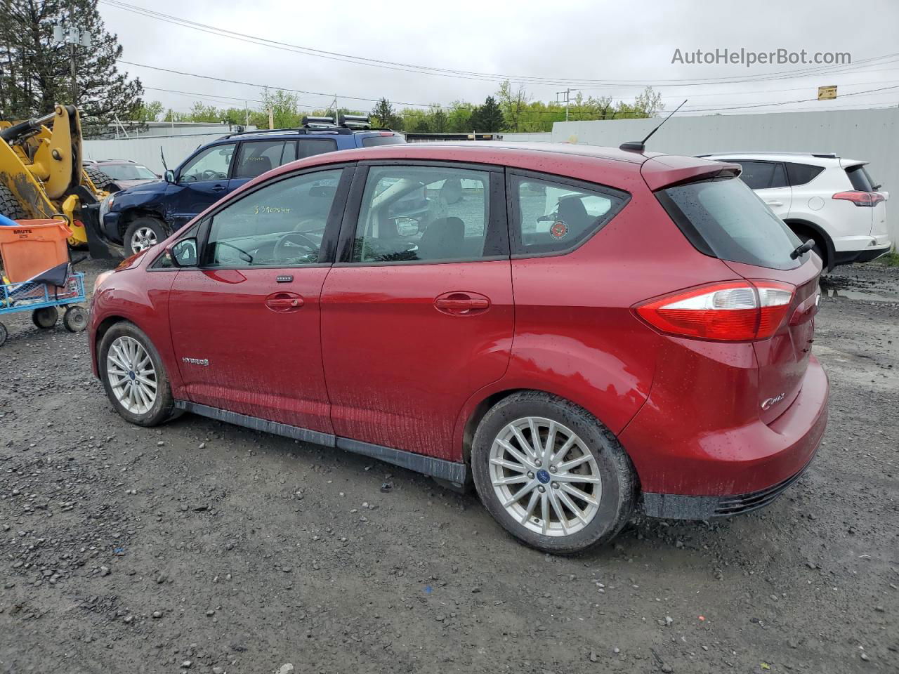 2014 Ford C-max Se Red vin: 1FADP5AU3EL521723