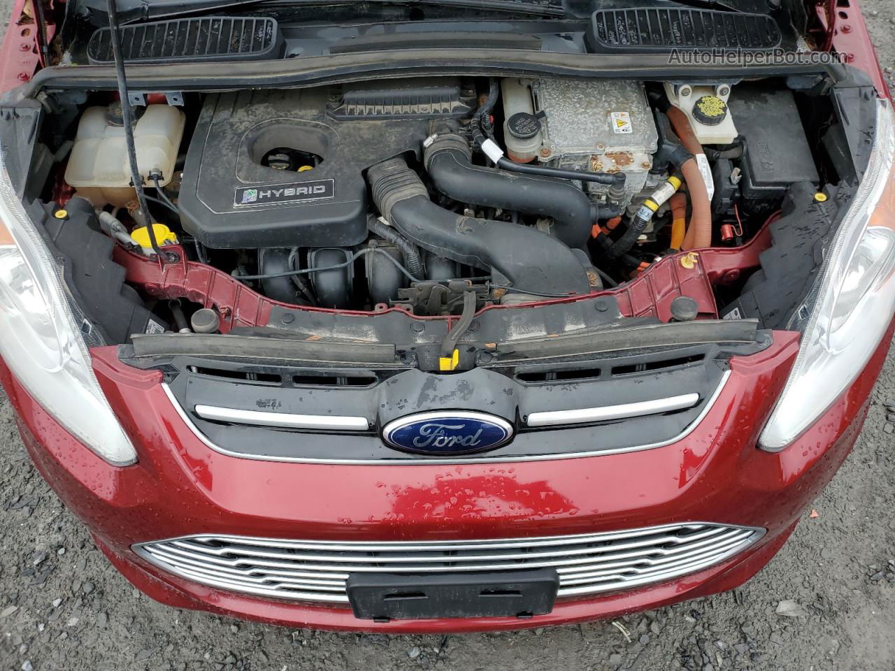 2014 Ford C-max Se Red vin: 1FADP5AU3EL521723