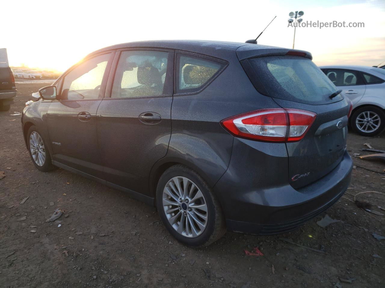 2017 Ford C-max Se Gray vin: 1FADP5AU3HL102517