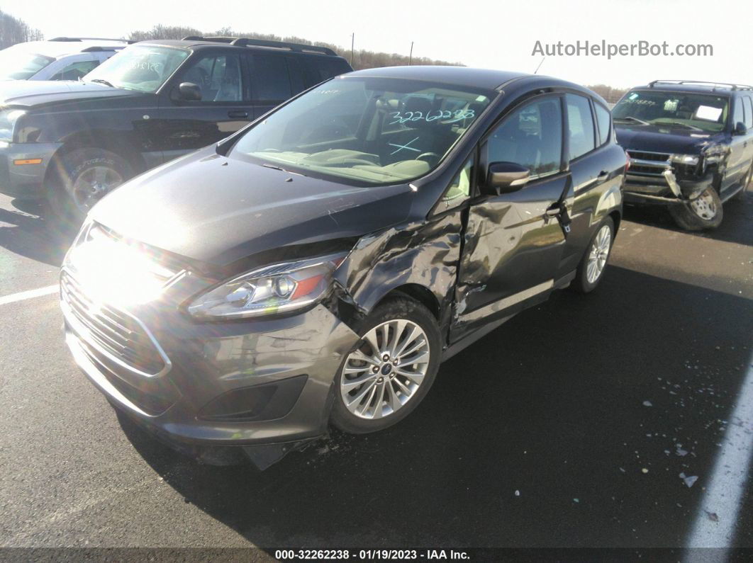 2017 Ford C-max Hybrid Se Gray vin: 1FADP5AU3HL102534