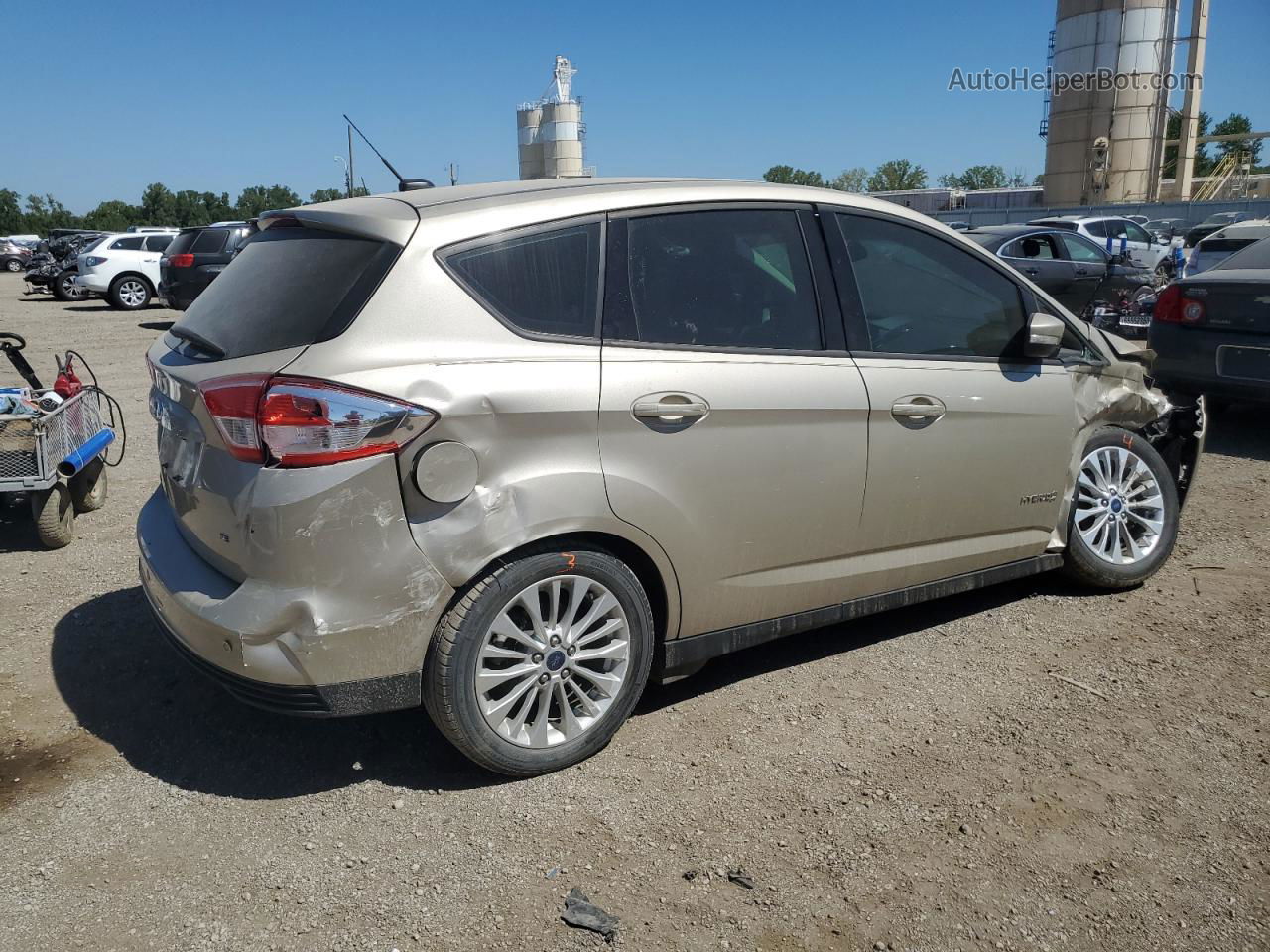 2017 Ford C-max Se Gold vin: 1FADP5AU3HL109435