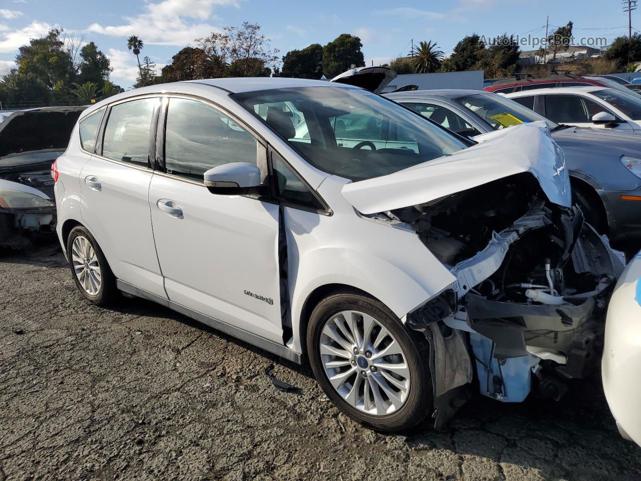 2017 Ford C-max Se White vin: 1FADP5AU3HL111606