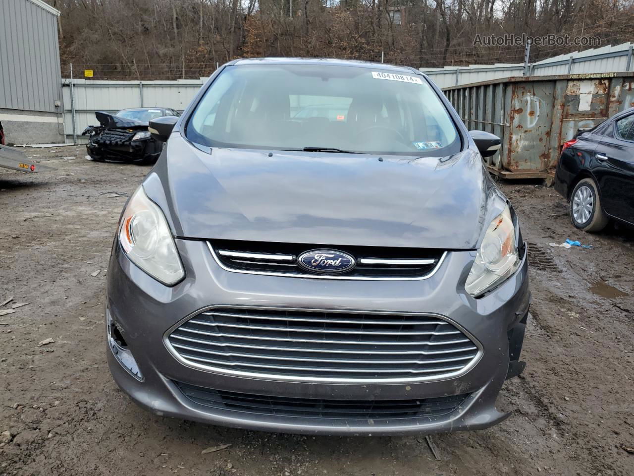 2013 Ford C-max Se Gray vin: 1FADP5AU4DL512592