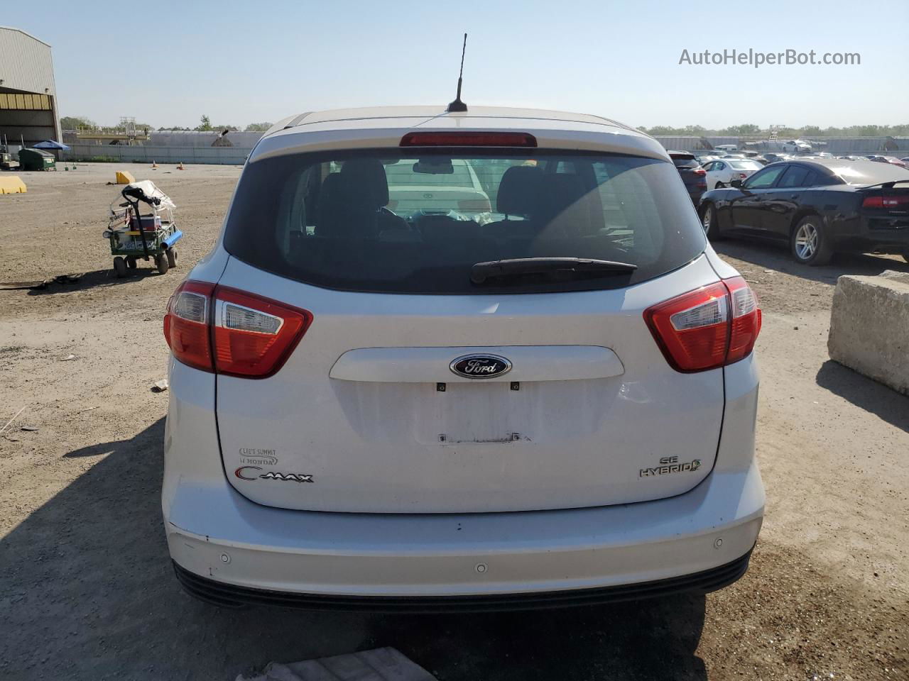 2013 Ford C-max Se White vin: 1FADP5AU4DL515749