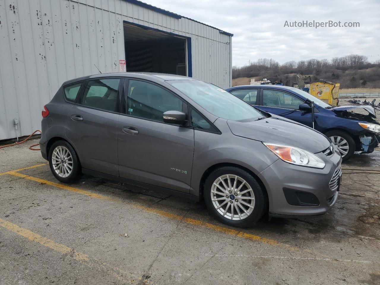 2013 Ford C-max Se Gray vin: 1FADP5AU4DL519736